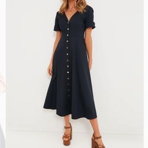 Tuckernuck Kate Navy Maxi Dress, Size M